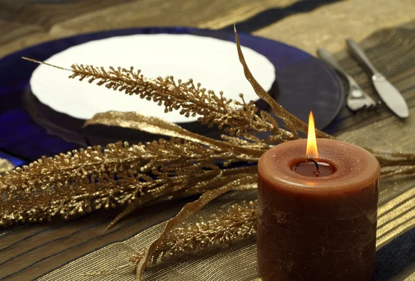 Kersttafel — Stockfoto