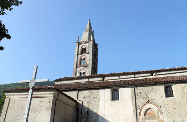 Church of St. Lawrence in Murialdo, Italy — Stock Photo, Image