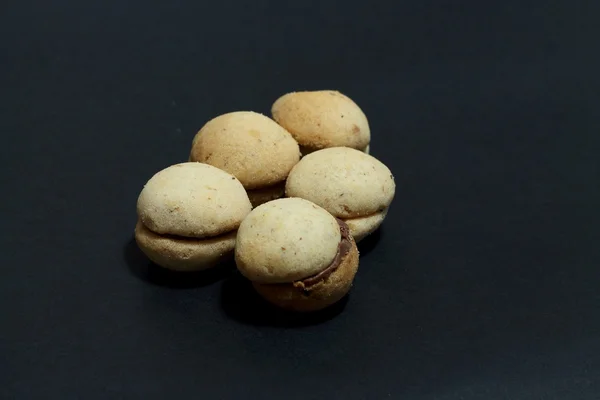 Baci di dama (biscuiți italieni ) — Fotografie, imagine de stoc