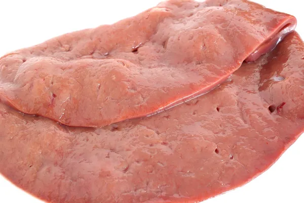 Slices of liver — Stock Photo, Image