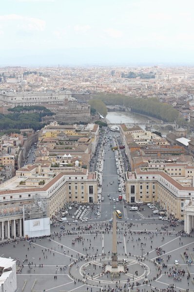 Saint Peter's Square-view from the Dome