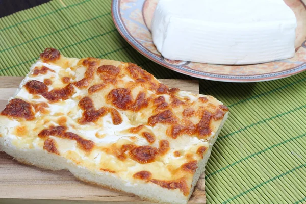 Focaccia with cheese — Stock Photo, Image