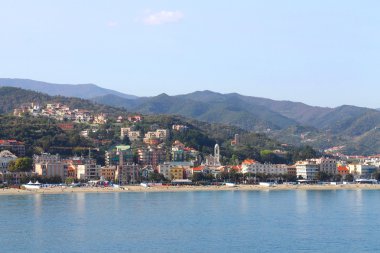 Albissola Marina view from the sea clipart