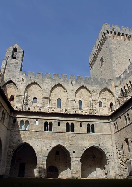 Palace of the popes (Palais des Papes) in Avignon — Stock Photo, Image
