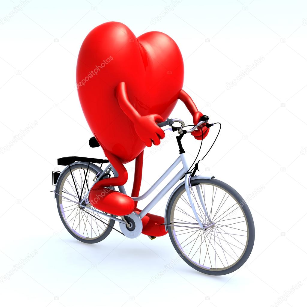 is riding a bike good for your heart