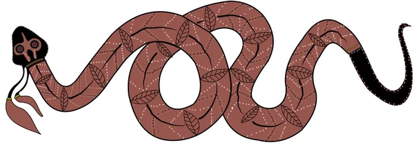 Декоративная змея — стоковый вектор