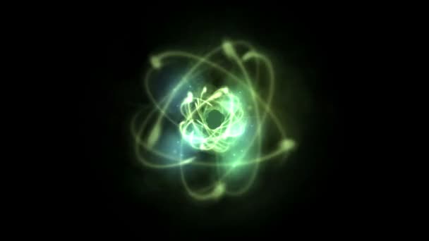 Atom bezešvé smyčka — Stock video
