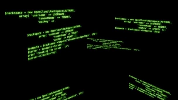 计算机代码 — 图库视频影像