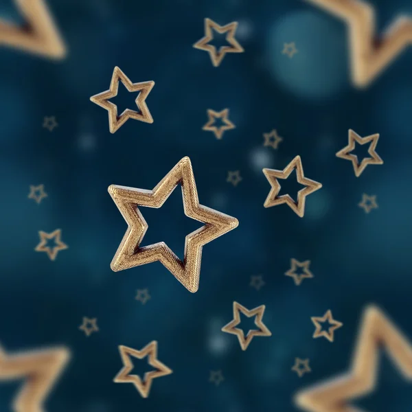 Natten stjärnor seamless mönster — Stockfoto
