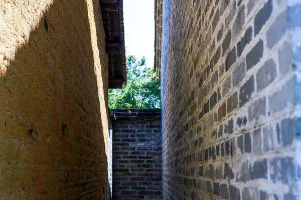 Brick House Ancient Chinese Architecture — Foto Stock