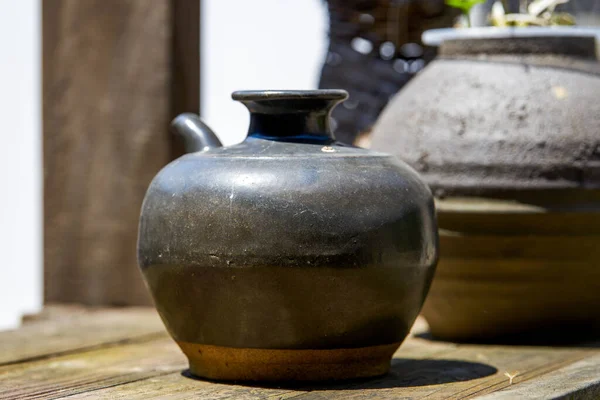 Close Traditional Vintage Ceramic Jug — Fotografia de Stock