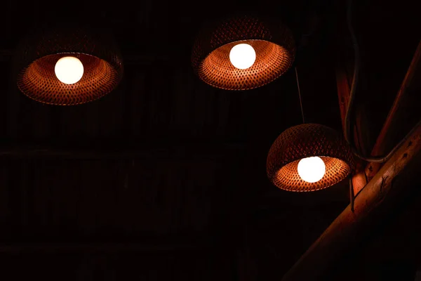 대나무짜기 샹들리에의 — 스톡 사진