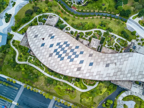 Luchtfoto Van Garden Expo Park Nanning Guangxi China — Stockfoto