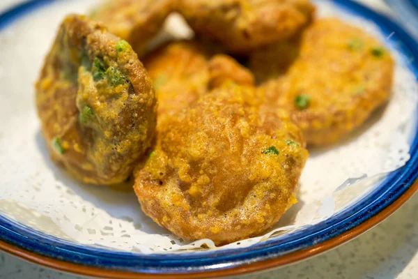 Delicious Chinese Dish Fried Pork Lotus Root Cake — Stock Photo, Image