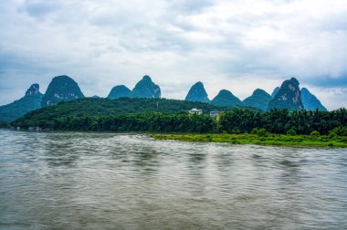 Guilin, Guangxi, Çin 'deki Guilin manzarası.