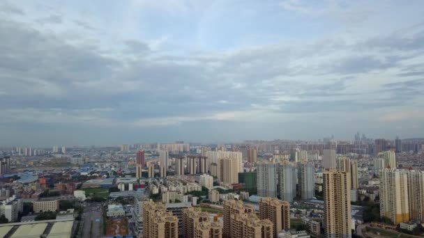 Cityscape High Rise Buildings Nanning Guangxi China — Vídeos de Stock