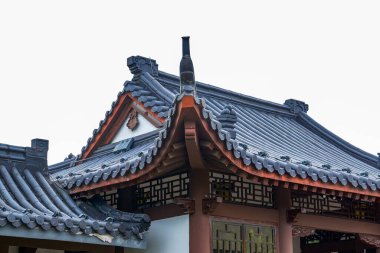 The ancient architecture of the Qiaojiaolou in the Chinese classical garden