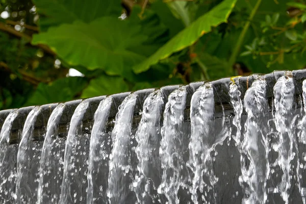 Landscape Man Made Flowing Water Fountain Park — Stockfoto