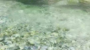 Crystal clear stream in the mountains in Guilin, Guangxi, China