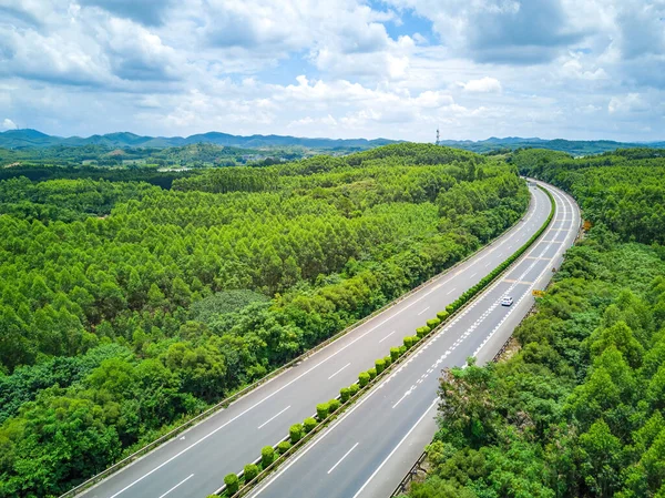 Highway Outdoor Mountain Forest Guangxi China — Stock Fotó