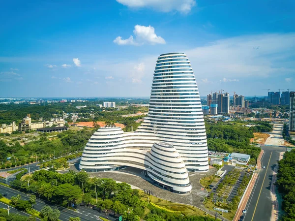 New media center building in Nanning, Guangxi, China, modern buildings