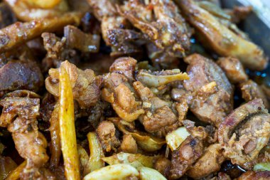 Lezzetli özel Nanning, Guangxi, Çin, kızarmış limonlu ördek.