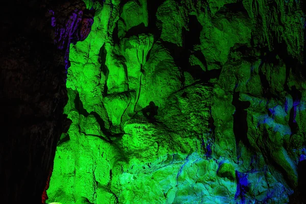 Naturliga Grottor Och Stalaktiter Yilingyan Nanning Guangxi Kina — Stockfoto