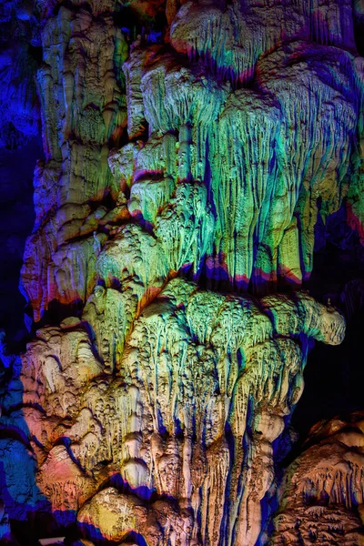 Φυσικές Σπηλιές Και Σταλακτίτες Yilingyan Nanning Guangxi Κίνα — Φωτογραφία Αρχείου