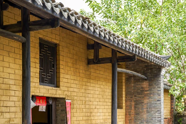 Staré Lidové Domy Starověkých Čínských Vesnicích — Stock fotografie