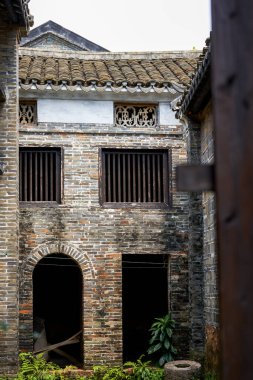 Eski Çin köylerindeki eski halk evleri