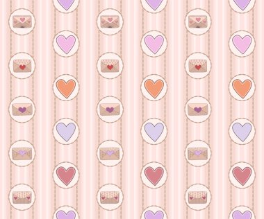 Zarflar ve kalpleri ile Seamless Modeli