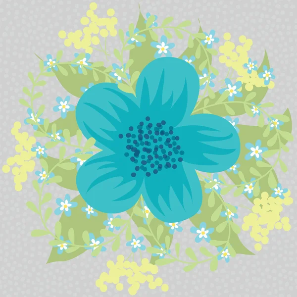 Blaue Blume lizenzfreie Stockillustrationen