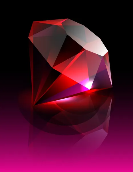 Pierre gemme vectorielle — Image vectorielle