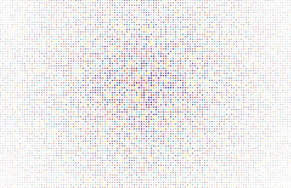 Soyut renk dokusu arkaplanı. Beyaz arkaplanda parlak renkli polka noktaları. Vektör arkaplanı.