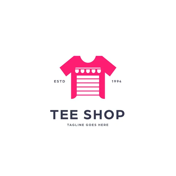 Tee Tshirt Shop Logo Symbol Simple Pictogram Icon Template — стоковый вектор