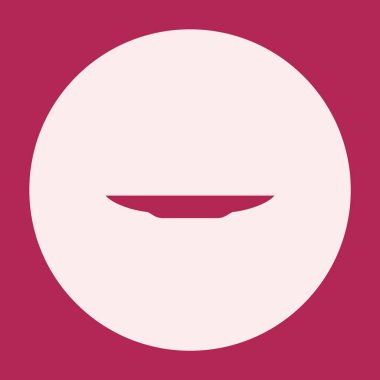 sosyal medya vurgusu için yuvarlak arkaplan ile yan görünüm simgesi kalın kabartma