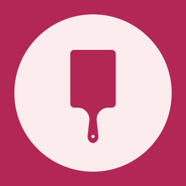 Sosyal medya vurgusu için kesme tahtası simgesi kalın arkaplan