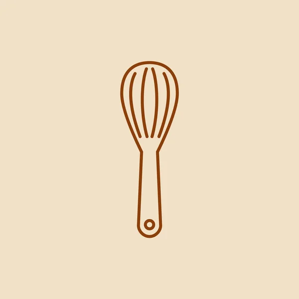 Whisk Hand Mixer Outline Icon — Stock Vector