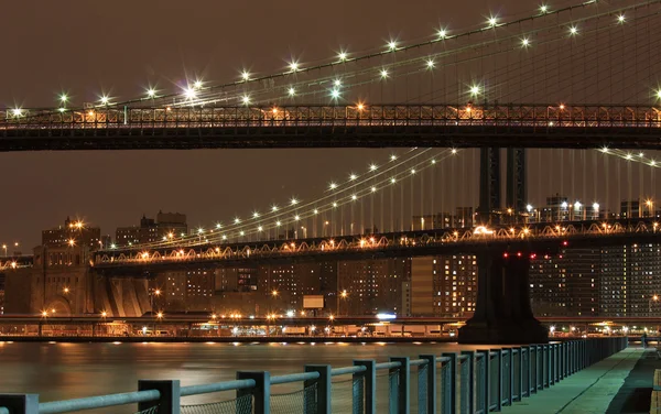 Ponte di Brooklyn, New York Immagini Stock Royalty Free