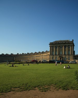 Shanghai in de avond zijn lichten verlicht