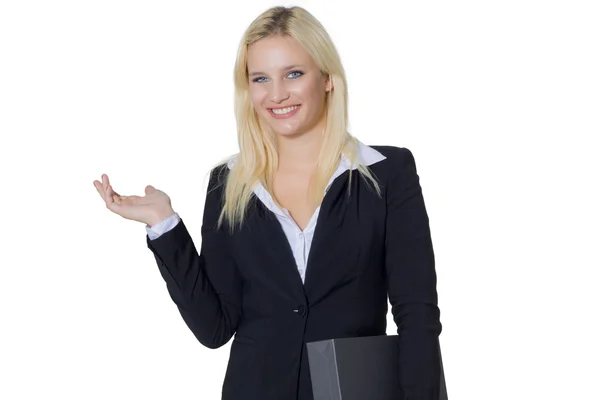 Portrait of a young attractive business woman — Stock Photo, Image
