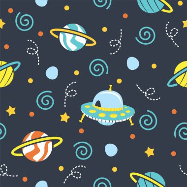 UFO tasarımı ile Galaksi