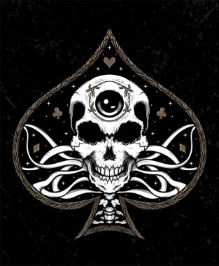 Maça iskelet çizim tasarımı kavramları