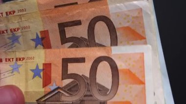 Para saymak euro nakit para demek. Yüksek kalite 4k görüntü