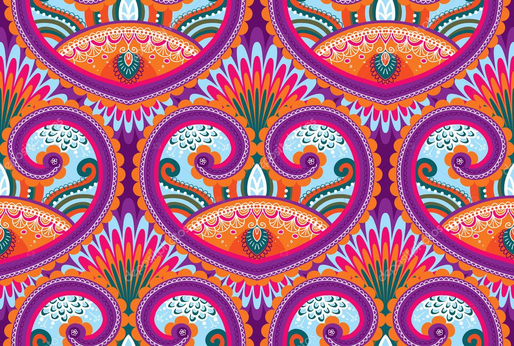 Seamless paisley pattern — Stock Vector © singularity123 38886731