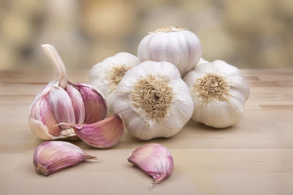 Garlic group — Stock Photo, Image