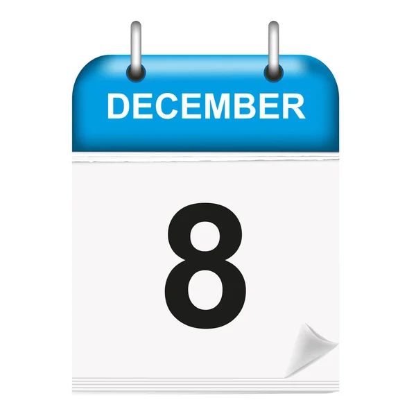 December Kalenderikon — Stock vektor