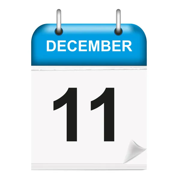 Δεκεμβρίου Εικονίδιο Ημερολογίου — Διανυσματικό Αρχείο