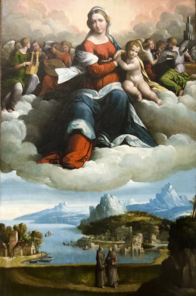 Madonna y el Niño en gloria — Foto de Stock