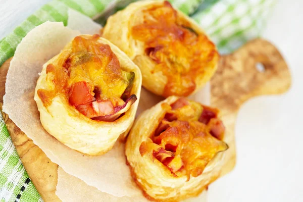 Rotoli di pizza — Foto Stock